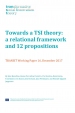 Towards a TSI theory : a relational framework and 12 propositions (TRANSIT working paper ; 16, December 2017)